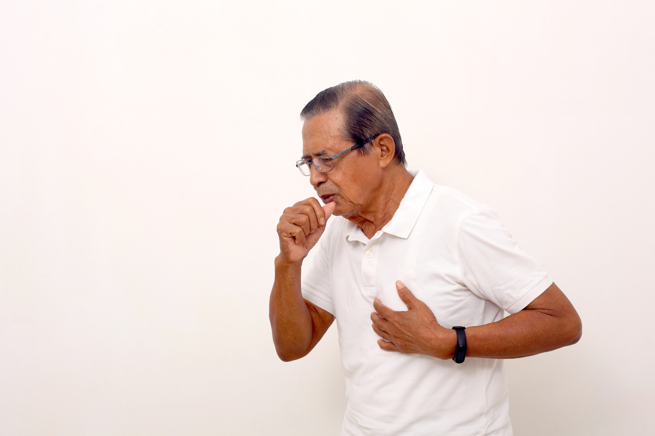 Cancro do pulmão - a tosse é um dos sintomas: Getty Images Tosse