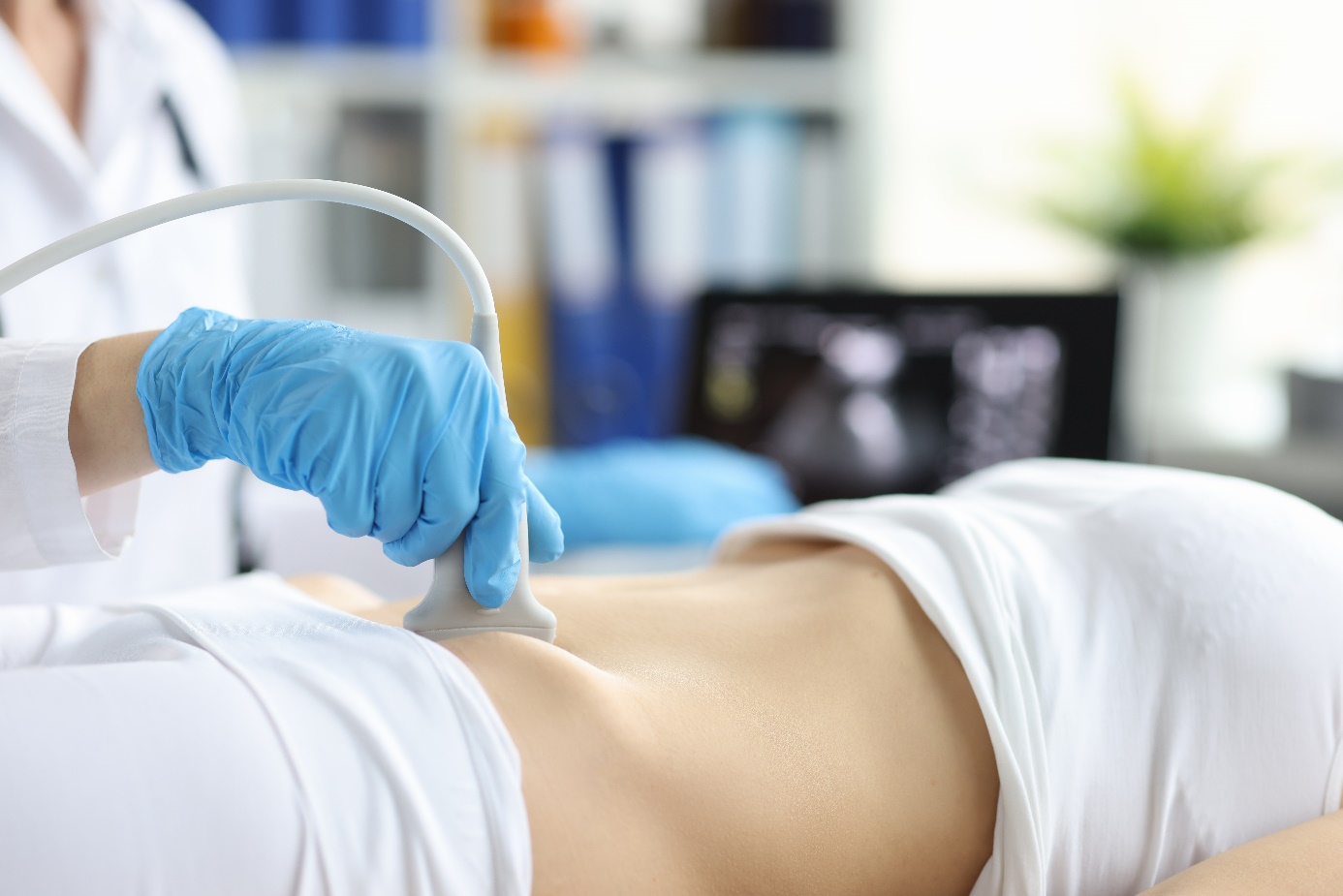 Ecografia transabdominal Fonte: Getty Images Ultrassom transabdominal