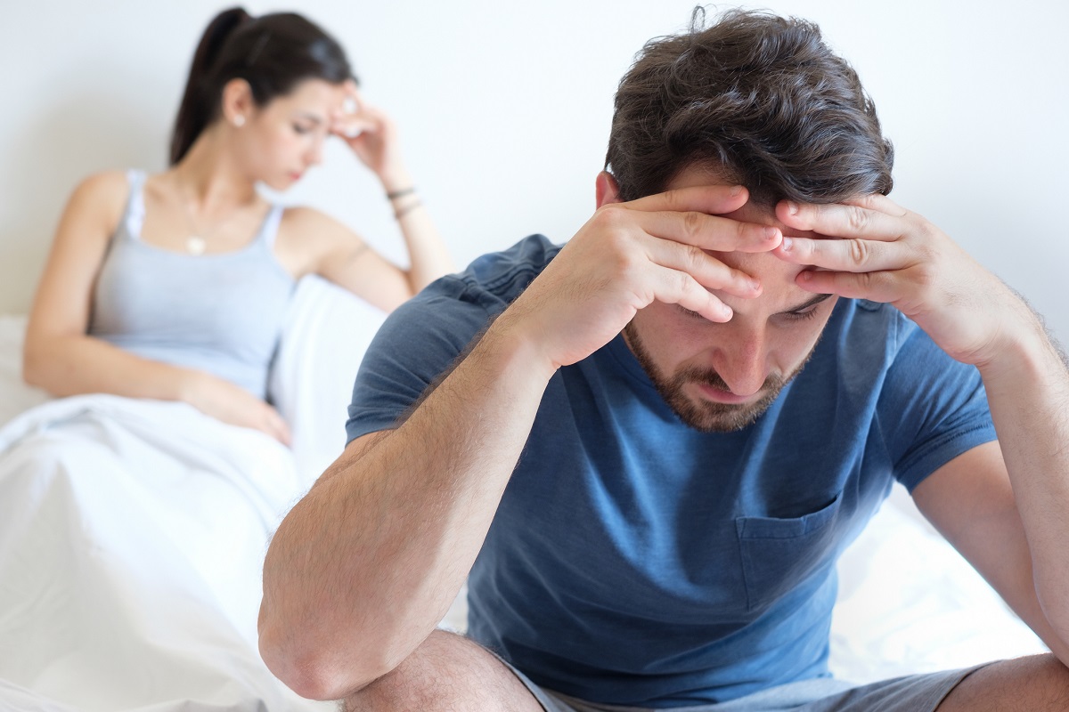 A diminuição da libido de um parceiro afecta negativamente a relação e conduz a uma alienação gradual: Getty Images Diminuição da libido e discórdia entre parceiros.