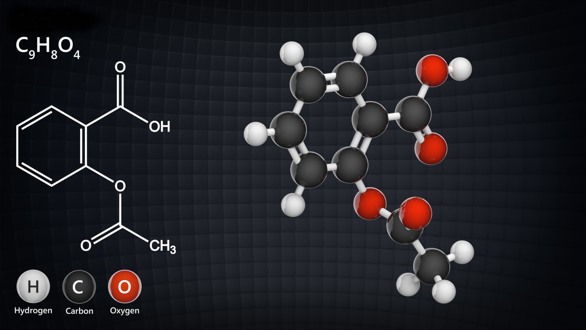 Ácido acetilsalicílico (tratamento da dor e da inflamação) Fonte da fotografia: Getty Images Fórmula Química Ácido Acetilsalicílico (Dor e Inflamação)