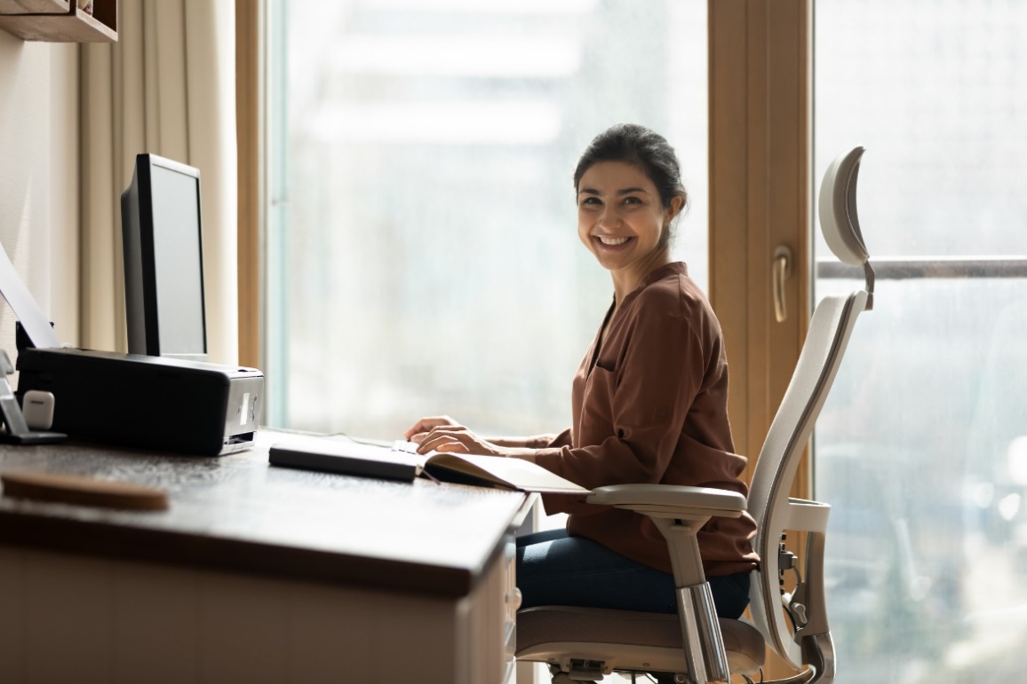Um exemplo de uma cadeira de escritório ergonómica. Fonte Getty Images Exemplo de uma cadeira de escritório ergonómica