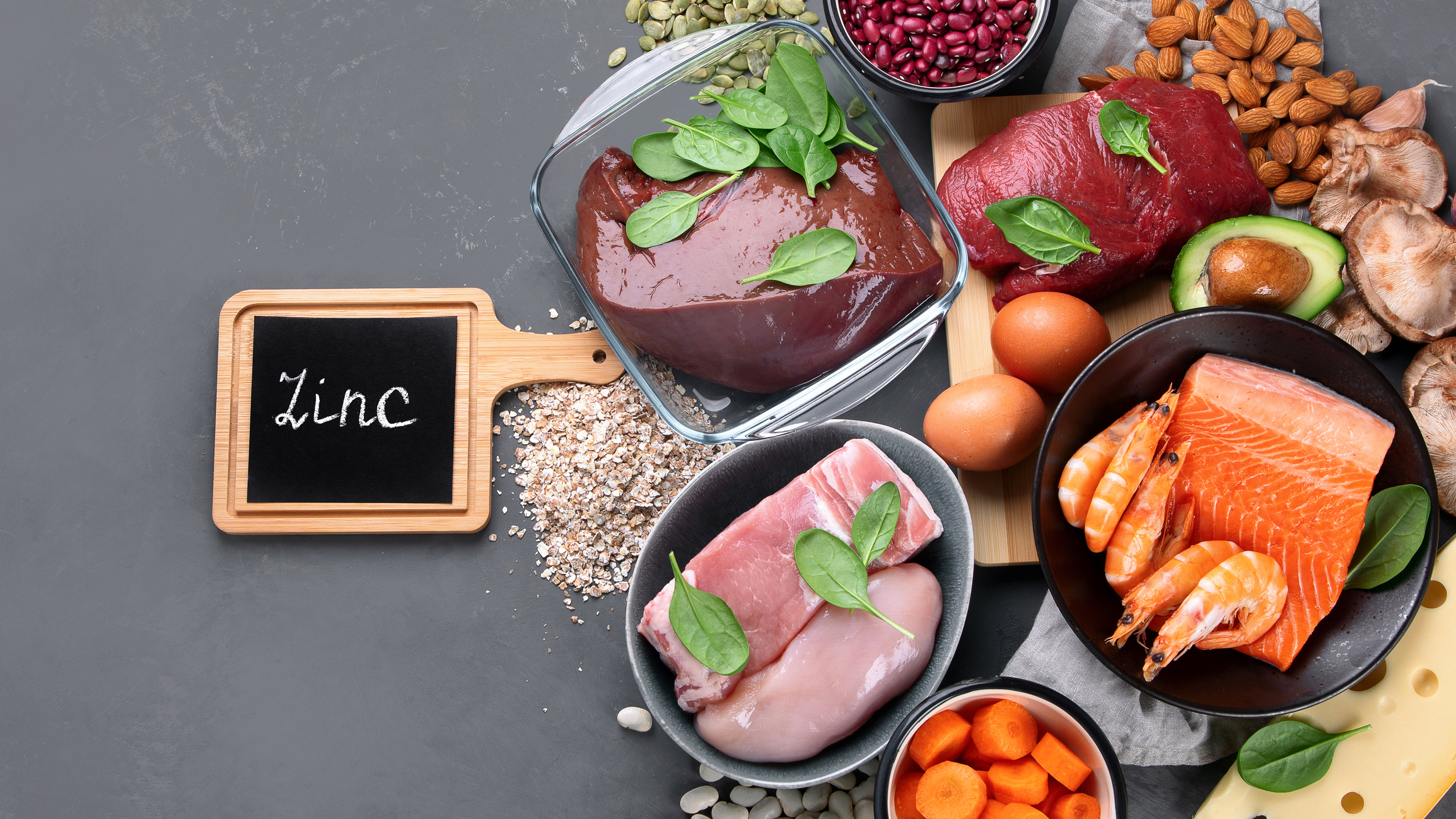 Dieta rica em zinco Fonte: Getty Images Dieta rica em zinco