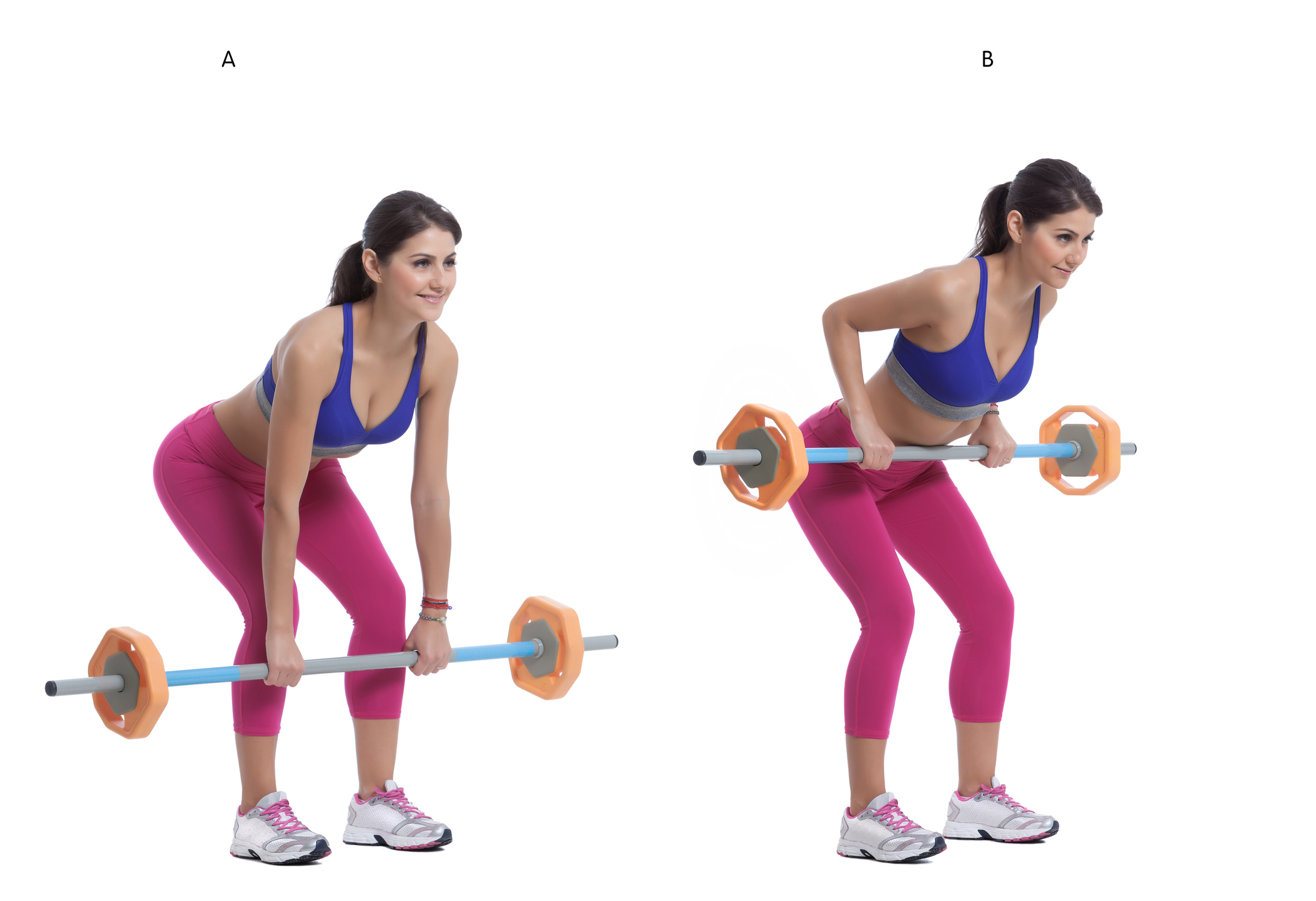 Neste exercício tentamos colocar os cotovelos ao nível do tronco: Getty Images Neste exercício, tentamos colocar os cotovelos ao nível do tronco.