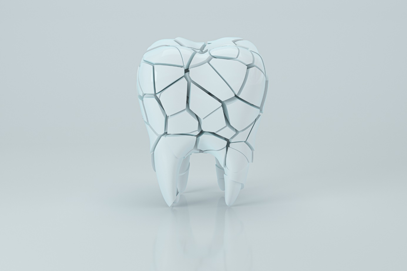 Fonte da fotografia: Getty Images Dente e representação dos canais dentários - representação anatómica esquemática