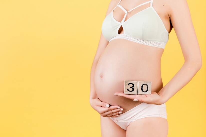 Grávida de 30 semanas. Está a ficar maior a cada dia que passa?