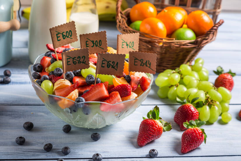 E's nos alimentos: O que são os E's e quais são as suas funções? Enumere no quadro