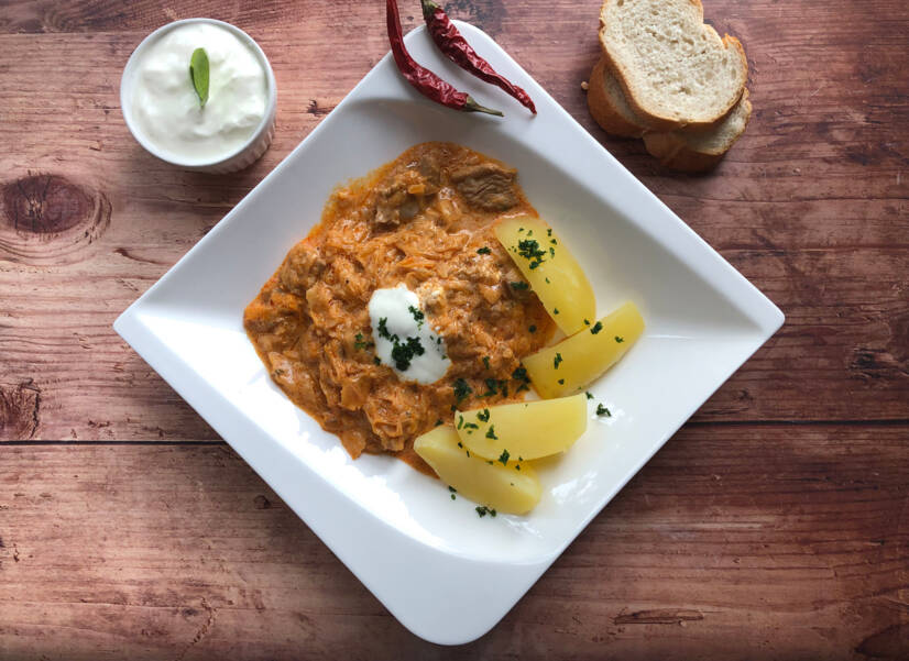 Já conhece este goulash de peru de Szeged sem glúten e sem lactose? Esta é a nossa receita