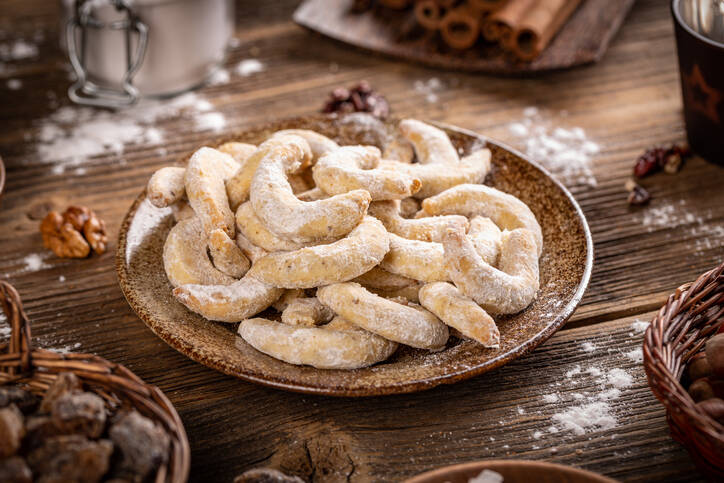 Receita de pãezinhos de baunilha saudáveis e fáceis, adequados para celíacos