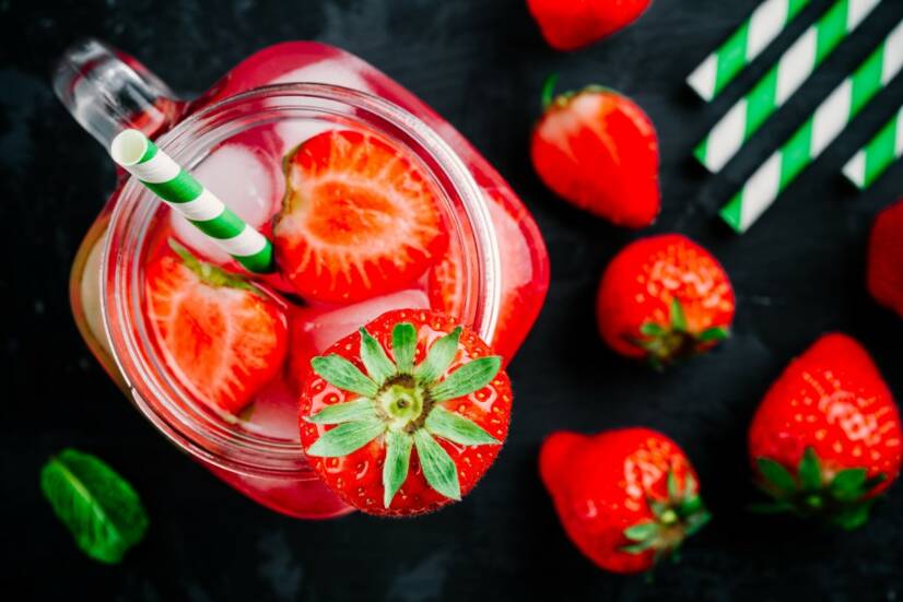 Receita simples de xarope de morango caseiro, cozinhado ou não cozinhado?