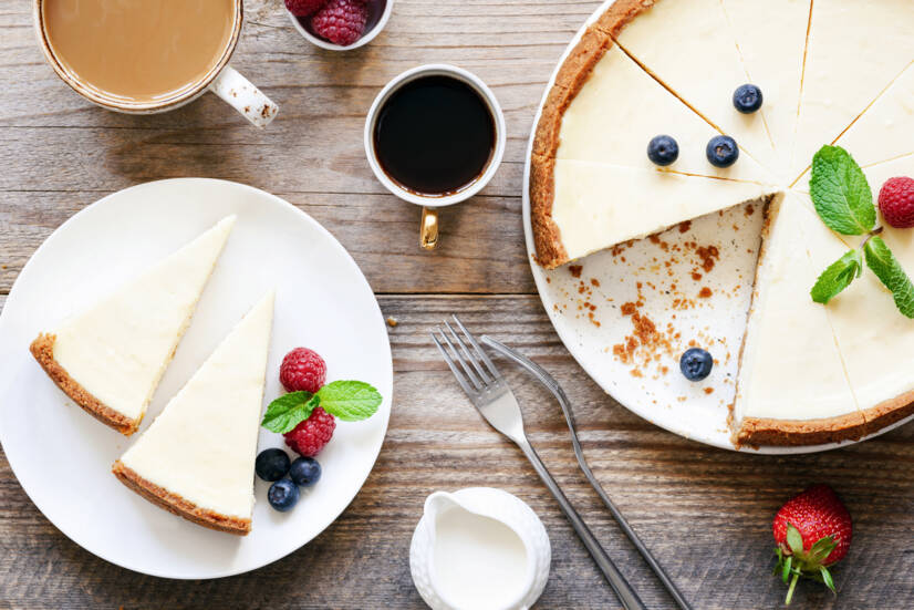 Experimente a nossa receita: cheesecake saudável e rápido sem glúten e sem lactose