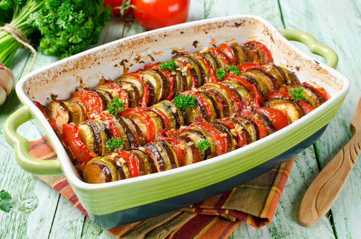 Aqui está a nossa receita de ratatouille saudável?