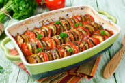 Aqui está a nossa receita de ratatouille saudável?